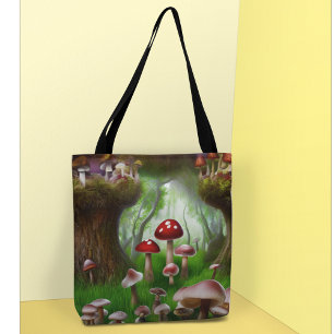 Tote Bag Forêt d'imaginaires de champignons