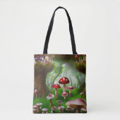 Tote Bag Forêt d'imaginaires de champignons (Devant)
