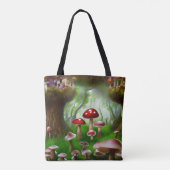 Tote Bag Forêt d'imaginaires de champignons (Dos)