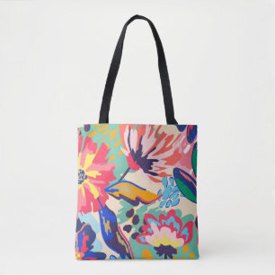 Tote Bag Forêt et rose