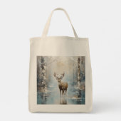 Tote Bag Forêt givre Cerf (Dos)