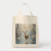 Tote Bag Forêt givre Cerf (Devant)