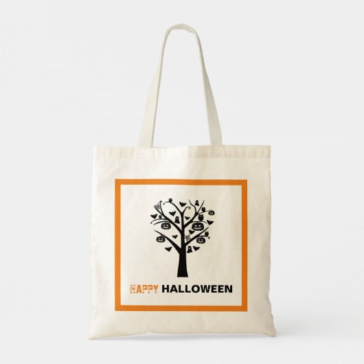 Tote Bag Forêt hantée, Halloween (Dos)