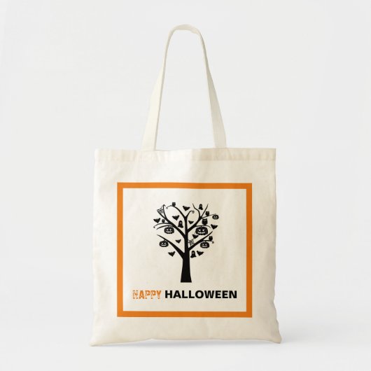 Tote Bag Forêt hantée, Halloween (Devant)