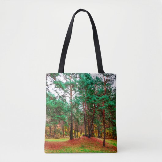 Tote Bag Forêt mixte d'automne (Devant)