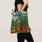 Tote Bag Forêt mixte d'automne (De près)