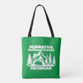 Tote Bag Forêt nationale de Hiawatha Michigan (Dos)