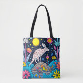 Tote Bag Forêt nocturne (Devant)