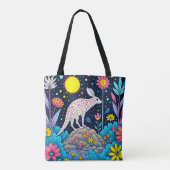Tote Bag Forêt nocturne (Dos)