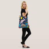 Tote Bag Forêt nocturne (Sur le modèle)