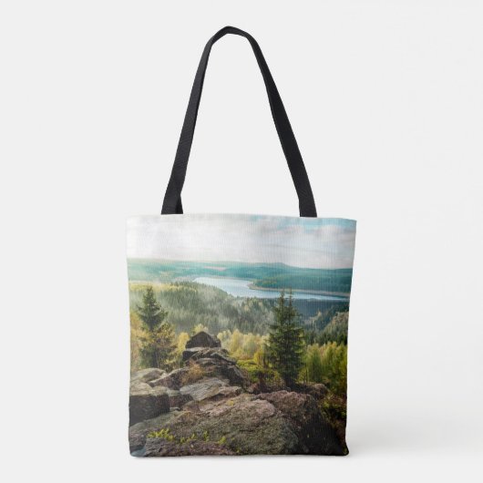Tote Bag Forêt | Ore Mountains Allemagne (Dos)