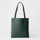 Tote Bag Forêt solide vert foncé (Devant)