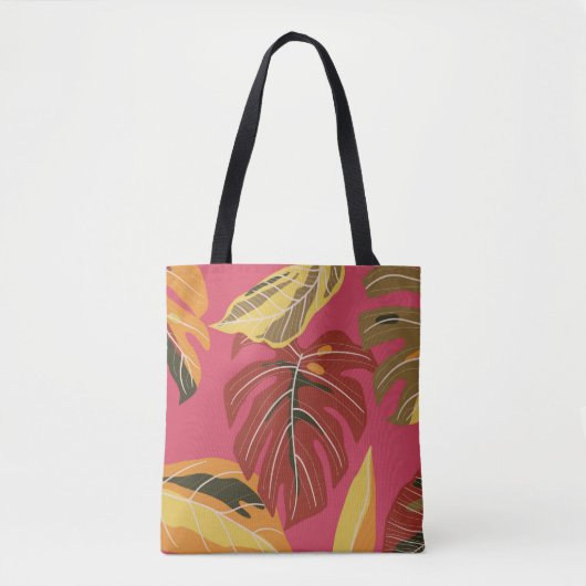 Tote Bag Forêt tropicale. Application d'illustration de la (Devant)