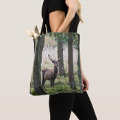 Tote Bag Forêt | Woodlands & Red Deer (De près)