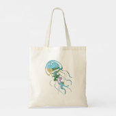 Tote Bag Forme colorée de méduse (Dos)