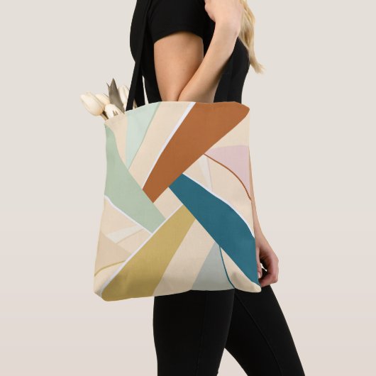 Tote Bag Forme géométrique Abstraite (De près)
