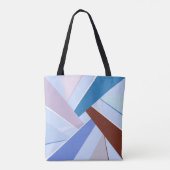 Tote Bag Forme géométrique Abstraite 3 (Dos)