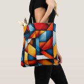 Tote Bag Formes Abstraites (De près)
