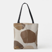 Tote Bag Formes Abstraites en terre cuite (Dos)