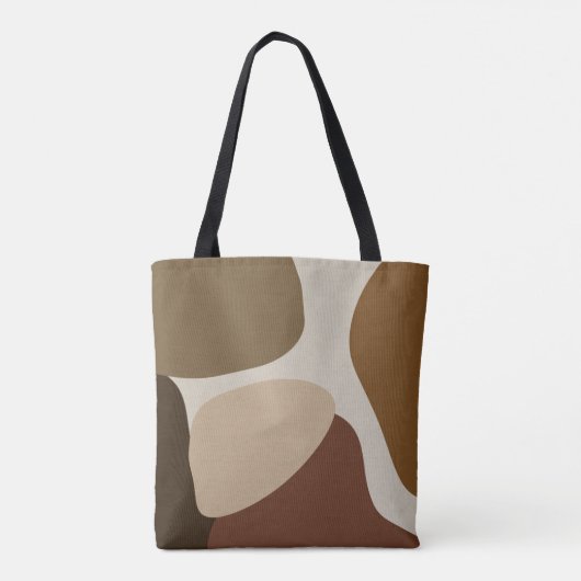Tote Bag Formes Abstraites en terre cuite (Dos)
