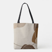 Tote Bag Formes Abstraites en terre cuite (Dos)