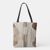 Tote Bag Formes Abstraites en terre cuite (Dos)