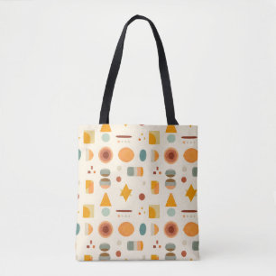Tote Bag Formes d'aquarelle minimaliste Pastel