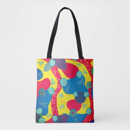 Tote Bag Formes et formes créatives Art Abstrait original (Devant)