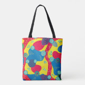 Tote Bag Formes et formes créatives Art Abstrait original (Dos)