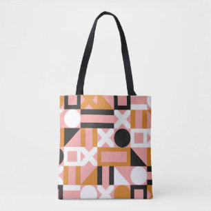 Tote Bag formes géométriques Abstraites motif transparent