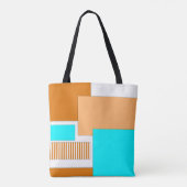 Tote Bag Formes géométriques découpées en papier (Dos)