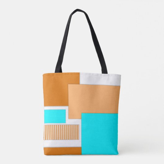 Tote Bag Formes géométriques découpées en papier (Dos)