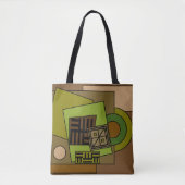 Tote Bag formes géométriques modernes Abstraites art (Devant)