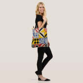 Tote Bag Formes géométriques rétro : azulejos. (Sur le modèle)