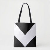 Tote Bag Formes géométriques triangulaires Abstraites en no (Devant)