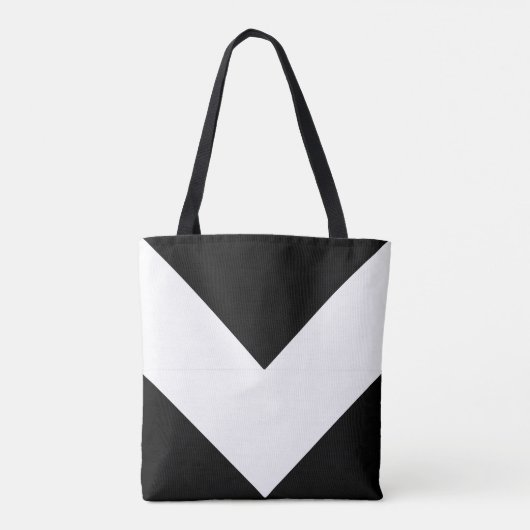 Tote Bag Formes géométriques triangulaires Abstraites en no (Dos)