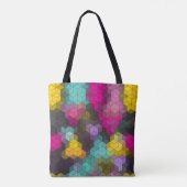 Tote Bag formes hexagones géométriques modernes Abstraites (Dos)