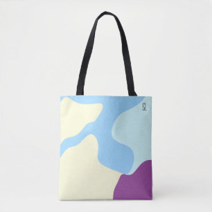 Tote Bag Formes organiques Abstraites personnalisées