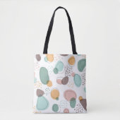 Tote Bag Formes organiques motif transparent (Devant)