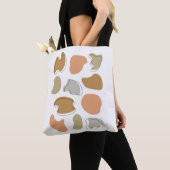 Tote Bag Formes Pastel Abstraites modernes (De près)