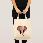 Tote Bag Formes simples Géométrie Tête d'éléphant (Devant (produit))