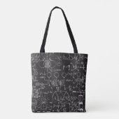 Tote Bag Formules scientifiques : Patte de calcul du tablea (Dos)