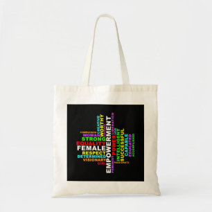 Tote Bag Forte femme Word Cloud