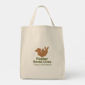 Tote Bag Foster sauve des vies (Dos)