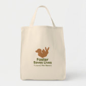 Tote Bag Foster sauve des vies (Devant)