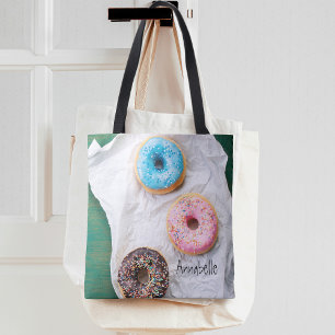 Tote Bag Fou de Donuts Personnalisé