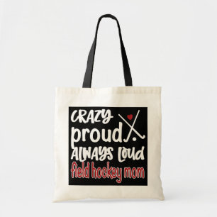Tote Bag Fou Fier Hockey sur gazon Maman Hockey sur gazon M