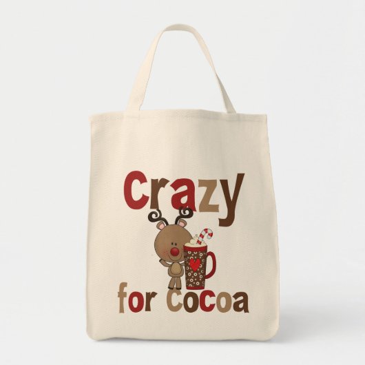 Tote Bag Fou pour le cacao (Devant)