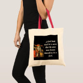 Tote Bag Fou sage (Devant (produit))