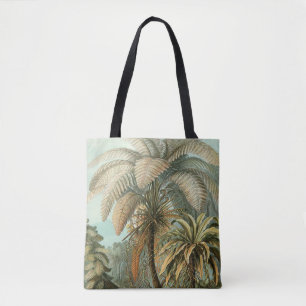 Tote Bag Fougères Palmier Antique Botanique Fougères Art